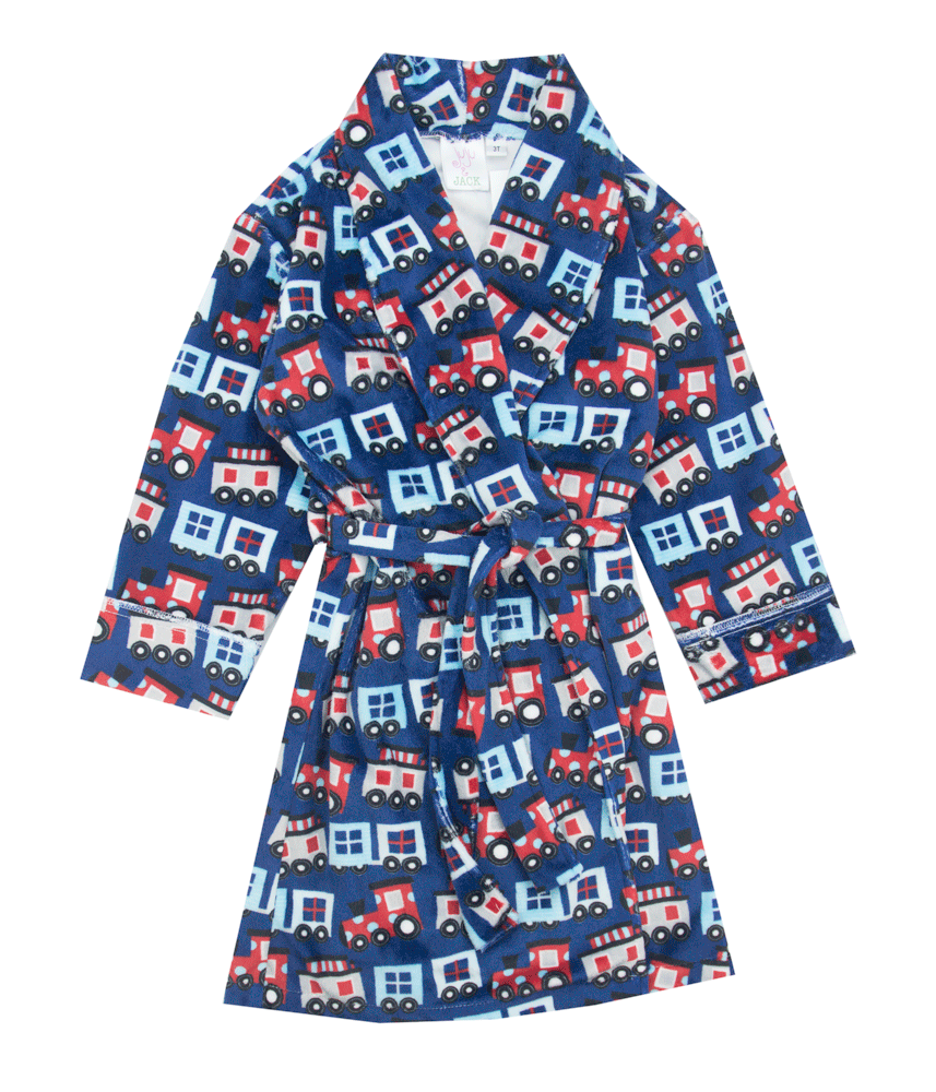 Leveret Kids Fleece Hooded Moose Robe – Leveret Clothing